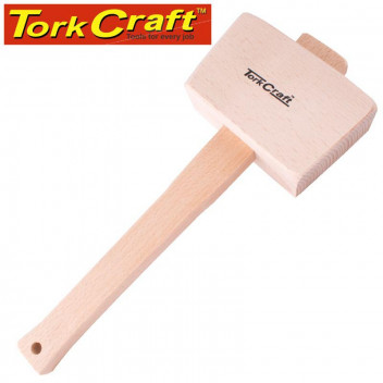 TORK CRAFT WOODEN MALLET BEECH WOOD 300MM X 110MM 300G