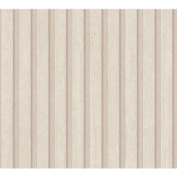 WHITE WOODEN PANEL 0.53X10M