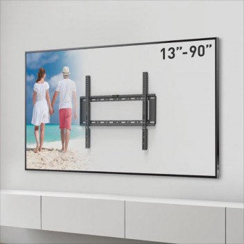 BARKAN BRACKET TV WALL FLAT 60KG 13INCH-90INCH