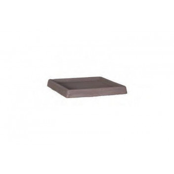 GARDEN SOLUTIONS FIBRE CONCRETE SQUARE TRAY 600MM