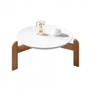 LIZZ CEDAR WHITE COFFEE TABLE