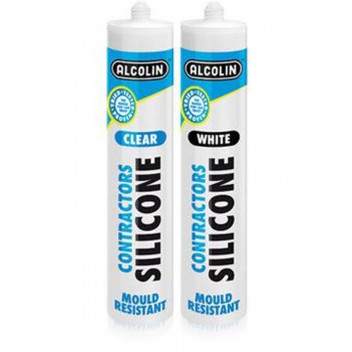 ALCOLIN BLACK CONTRACTORS SILICONE 260ML.