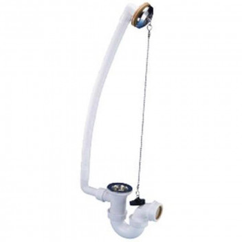 DUTTON WHITE BATH TRAP 1.5 X 40MM 38MM