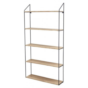 5TIER WALL SHELVES 59X15X116CM