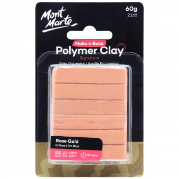 MAKE N BAKE ROSE GOLD POLYMER CRAFT CLAY