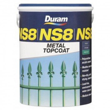 PAINT ENAMEL (WATERBASED) WHITE NS 8 1L DURAM