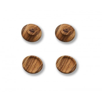 SMALL GLASS TOPPER 70X70X12MM 4PACK