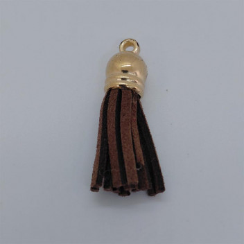CRAFT DARK BROWN TASSEL WITH GOLD CAP