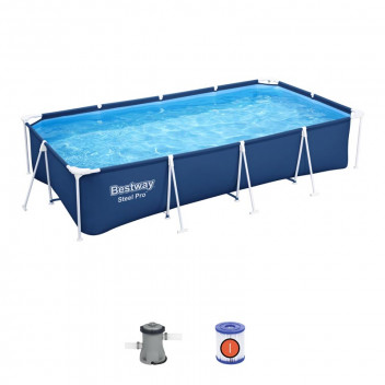 BESTWAY SWIMMNG POOL STEEL PRO FRAME SET 5.700L 400CMX211CMX81CM