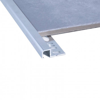 STRAIGHT EDGE BRIGHT SILVER TRIM DECOR  12MM X 2.5M