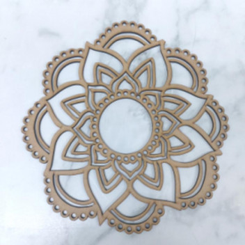 LARGE WOOD MANDALA PLAZA