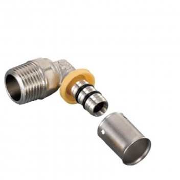 RIFENG NICKEL PLATED MALE ELBOW 25MMX3/4INCH