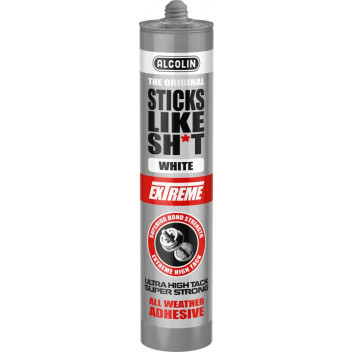 ADHESIVE EXTREME STICKS LIKE SHIT 014-50 WHITE 290ML ALCOLIN