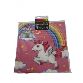 SERVIETTE PARTY    PX24441   UNICORN   20PP