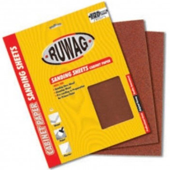 RUWAG CABINET PAPER SANDING SHEETS P150 50PP