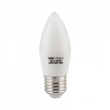EUROLUX LED CANDLE BULB FROSTED E27 6W 5000K