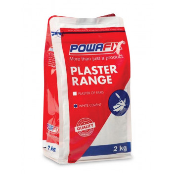 POWAFIX WHITE PLASTER RANGE CEMENT 2KG