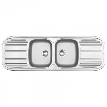 FRANKE QUINLINE DOUBLE CENTRE BOWL INSET INC.WASTE 1500X460MM