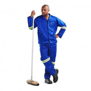 DROMEX ROYAL BLUE REFLECTIVE CONTI OVERALL NO50