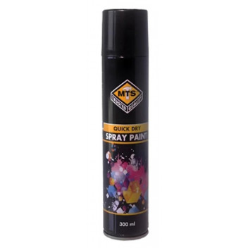 PAINT SPRAY MTS1841 GLOSS BLACK 300ML MTS