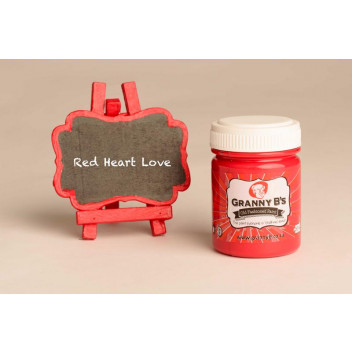 GRANNY B CHALKED PAINT RED HEART LOVE 50ML