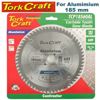 TORK CRAFT CIRCULAR BLADE CONTRACTOR ALUMINIUM 185MM X 60T 20/16