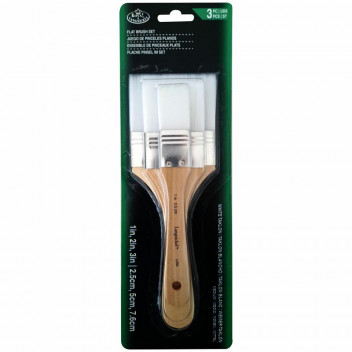 TAKLON WHITE 3 PIECE BRUSH SET
