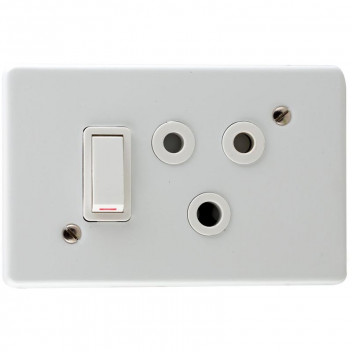 CRABTREE CLASSIC SINGLE SOCKET SWITCH 100X100