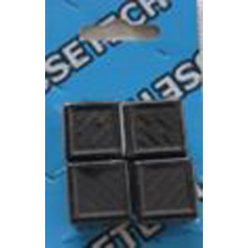 POLYPROPYLENE SQUARE INSERT 22MMX22MM 4PIECE