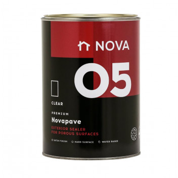 SEALER PAVING NO5 N05PAV-5LT WATER BASED CLEAR SATIN  5L NOVA