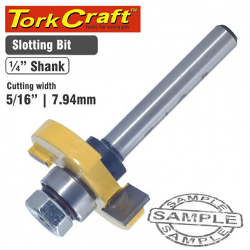 BIT ROUTER SLOTTED 5/16INCH 7.94MM  CKP1104 TORK CRAFT
