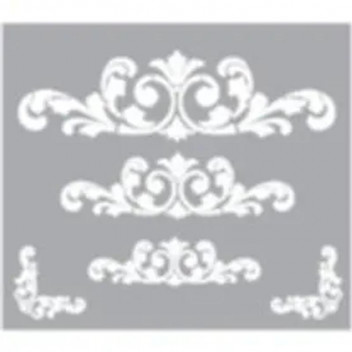 FRENCH CURL STENCIL
