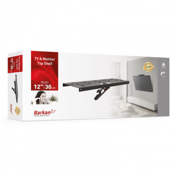 BRACKET TV MEDIA SHELVE BRAE812 FIXED BARKAN