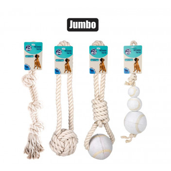 PETMALL DOG TOY TUG ROPE JUMBO