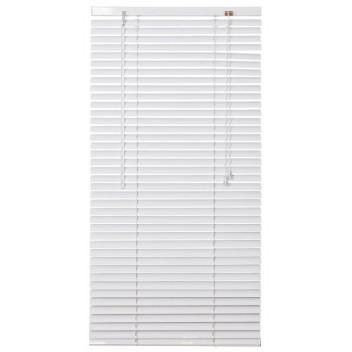 ALUMINIUM HORIZONTAL WHITE VENETIAN BLIND 1000X1000MM 25MM
