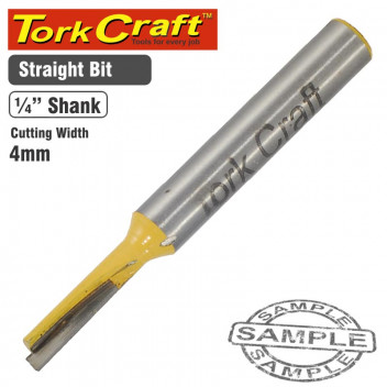 BIT ROUTER STRAIGHT 4MM CKP4MM TORK CRAFT