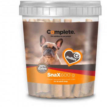 COMPLETE SEMI MOIST CHICKEN ROLL DOG TREAT 600G