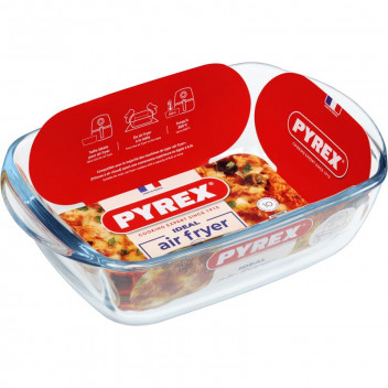 PYREX RECTANGULAR AIRFRYER DISH 1.2L