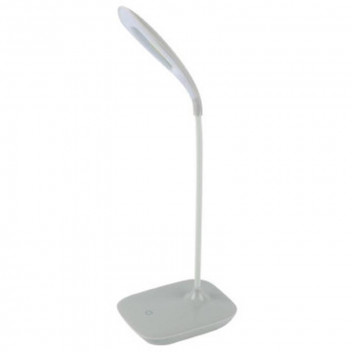 HOMEQUIP LED DESK LIGHT FLEXILITE USD RECHARGEABLE GREY