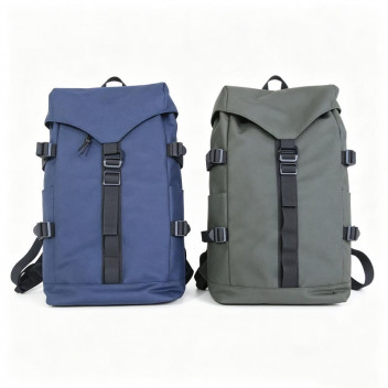 CASUAL BACKPACK SQUARE POLYESTER ASSORTED 48X28X15CM