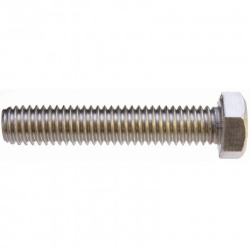 GALVANIZED HEXAGON SCREW SET 12X65MM 5PER PACK