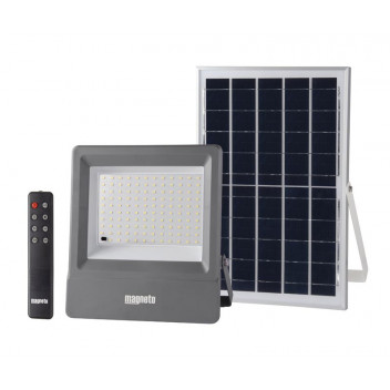 TEVO TRADING SOLAR PANEL WITH FLOOD LIGHT 100W BLACK MAGNETO.
