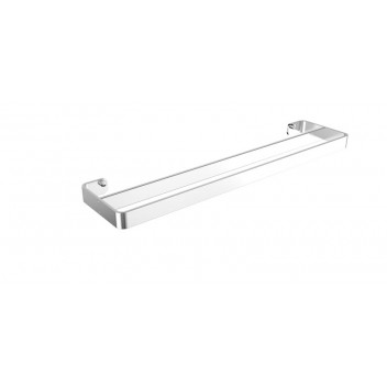 RAIL TOWEL DOUBLE ONYX SILVER 600MM