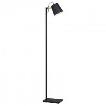 EUROLUX LACEY BLACK FLOOR LAMP