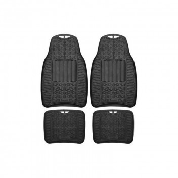MICHELIN ALL WEATHER CAR MAT BLACK 4PCE SET