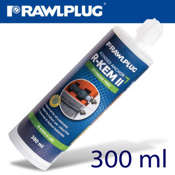 ANCHOR RAWLPLUG CHEMICAL POLYESTER STYRENE FREE RESIN 300ML