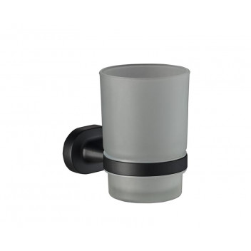 HOLDER TUMBLER TOOTHBRUSH ZENNA BLACK