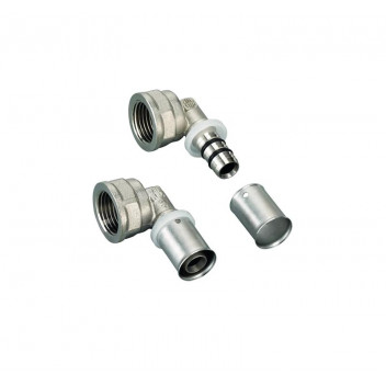 RIFENG NICKEL PLATED FEMALE ELBOW 25X3/4 INCH