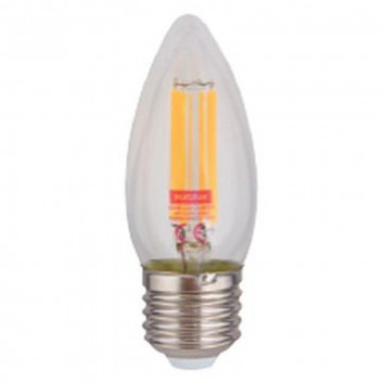 EUROLUX CANDLE BULB LED FILAMENT B22 4W WARM WHITE