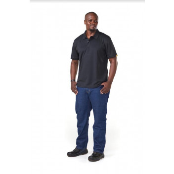 DROMEX BLACK QUICK DRY PREMIUM GOLF SHIRT MEDIUM